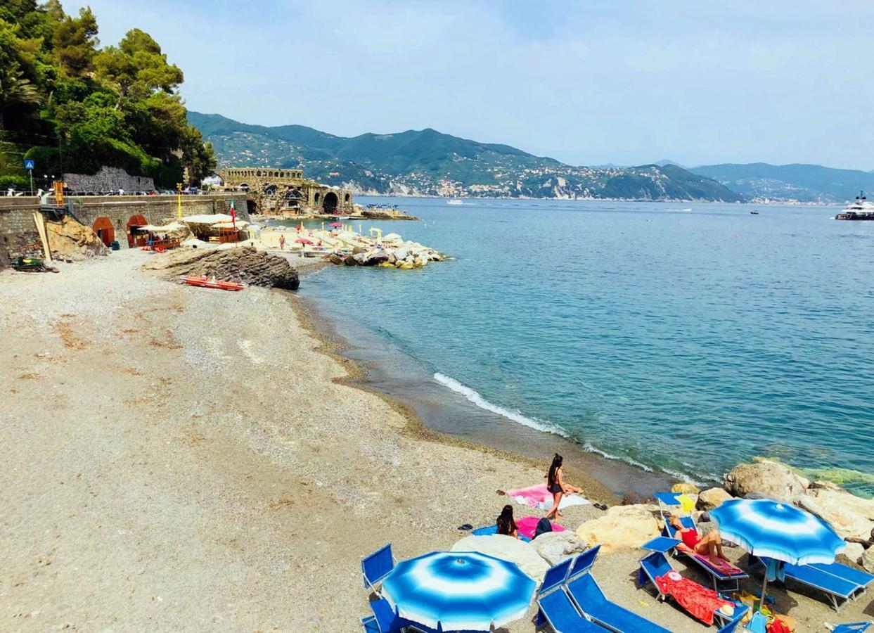 Portofino Seaview Apartment, 50 Meters From The Beach, Free Parking, Air Conditioning Paraggi Exterior foto